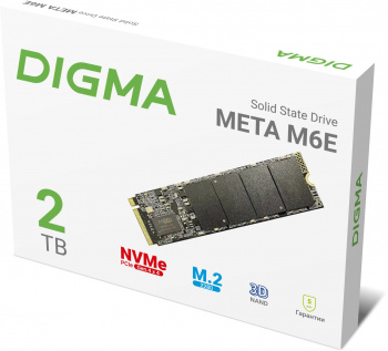 Накопитель SSD Digma PCIe 4.0 x4 2TB DGSM4002TM6ET