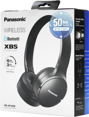 Гарнитура накладные Panasonic RB-HF420BGEK