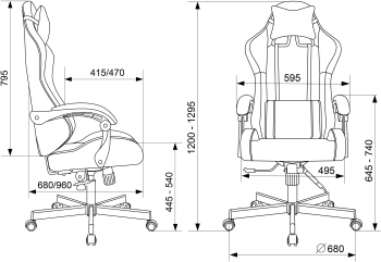 Кресло игровое Knight  Terminator