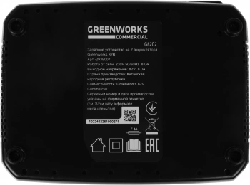 Зарядное устройство Greenworks  G82C2