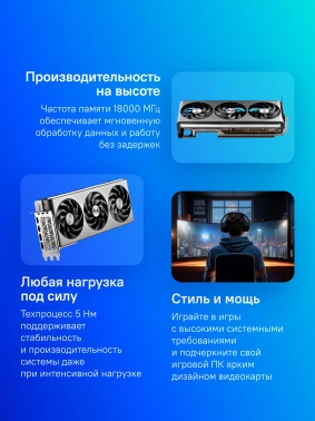 Видеокарта Sapphire PCI-E 4.0 11335-02-20G  NITRO+ RX 7700 XT GAMING OC