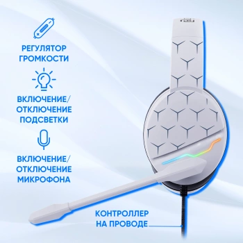 Наушники с микрофоном Оклик HS-L710G