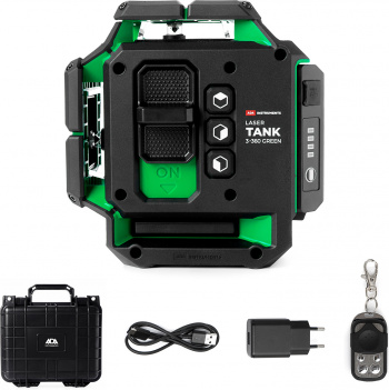 Уровень лазер. Ada  LaserTANK 3-360