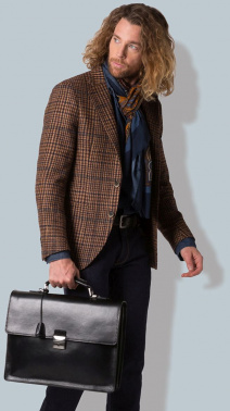 Портфель The Bridge Story Uomo 06252701/20 черный натур.кожа