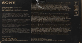 Минисистема Sony Shake-X10