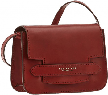 Сумка женская The Bridge Lucrezia 04192001/2E красная натур.кожа