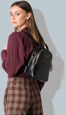 Рюкзак женский The Bridge Pearldistrict 04123701/30 черный кожа