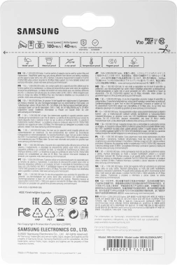 Флеш карта microSDXC 256GB Samsung  MB-MJ256KA