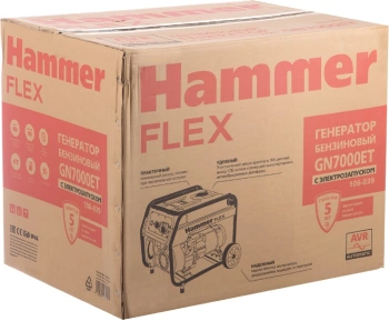 Генератор Hammer Flex GN7000ET