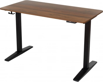 Стол игровой Knight TABLE T2 столешница дерево орех каркас черный (KNIGHT TABLE T2 WD)