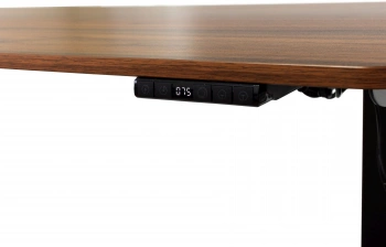 Стол игровой Knight TABLE T2 столешница дерево орех каркас черный (KNIGHT TABLE T2 WD)