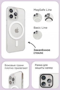 Чехол (клип-кейс) VLP для Apple iPhone 15 Pro Max Diamond