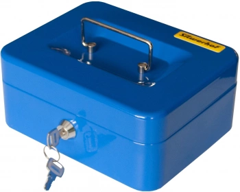 Ящик для денег Silwerhof 90x200x160 синий сталь 0.917кг