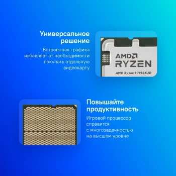 Процессор AMD Ryzen 9 7950X3D
