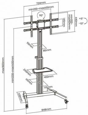 Подставка для телевизора Ultramounts UM307B