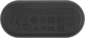 Гарнитура внутриканальные Philips TAT3508BK/00