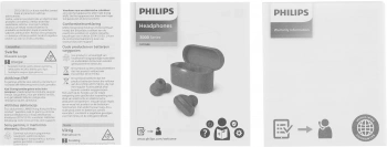 Гарнитура внутриканальные Philips TAT3508BK/00