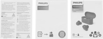 Гарнитура внутриканальные Philips TAT3508WT/00