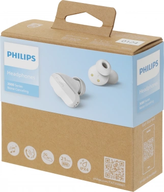 Гарнитура внутриканальные Philips TAT3508WT/00