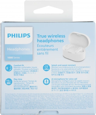 Гарнитура вкладыши Philips TAT1138WT/00