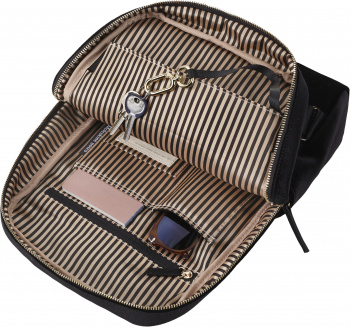 Рюкзак женский Moleskine Velvet ET23LBKVBK черный велюр