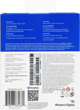 Накопитель SSD WD S SATA-III 2TB WDS200T3B0A