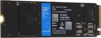 Накопитель SSD WD S PCIe 4.0 x4 2TB WDS200T3B0E