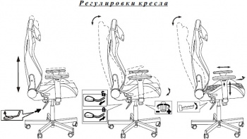 Кресло игровое Knight  Gladiator