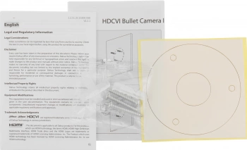 Камера видеонаблюдения аналоговая Dahua  DH-HAC-HFW1209CLP-LED-0280B-S2