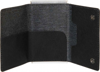 Чехол для кредитных карт Piquadro Black Square PP4891B3R/N черный натур.кожа