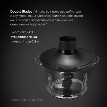 Блендер погружной Polaris Silent PHB 1510GL