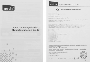 Коммутатор Netis  P106GC