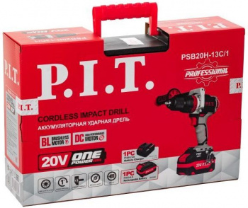 Дрель-шуруповерт P.I.T. PSB20H-13C/1
