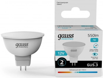 Лампа светодиодная Gauss Elementary  11527