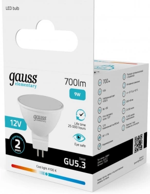 Лампа светодиодная Gauss Elementary  11529