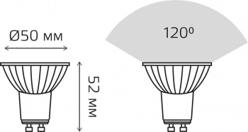 Лампа светодиодная Gauss Basic  10106162
