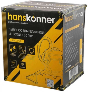 Строительный пылесос Hanskonner HVC20WD
