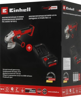 Углошлифовальная машина Einhell PXC AXXIO