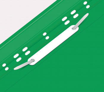 Папка-скоросшиватель Бюрократ PS-P20GRN A4 прозрач.верх.лист боков.перф. пластик зеленый 0.12/0.16