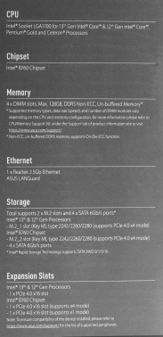 Материнская плата Asus PRIME B760M-A-CSM