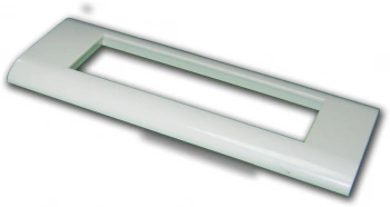 Рамка Lanmaster LAN-FR45X135-WH лицевая 1x