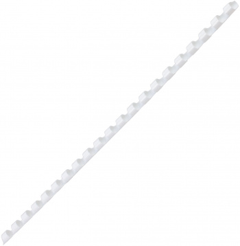 Пружины для переплета пластиковые Brauberg d=6мм 10-20лист A4 белый (100шт)  530808