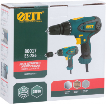 Дрель-шуруповерт FIT ES-286