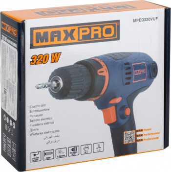 Дрель-шуруповерт Max-Pro MPED320VUF