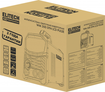 Сварочный аппарат Elitech WM 300 SYN LCD Pulse