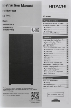 Холодильник Hitachi R-WB820VUC2 GBK