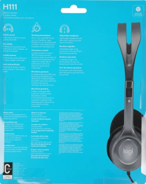 Наушники с микрофоном Logitech H111