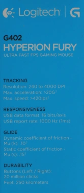 Мышь Logitech Hyperion Fury G402