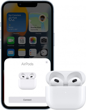 Гарнитура вкладыши Apple AirPods 3 A2565/A2564/A2897 Lightning