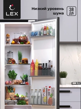 Холодильник Lex LSB520SLGID